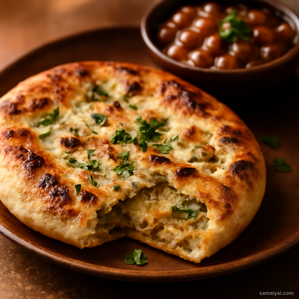 Amritsari Kulcha Stuffed Flatbread
