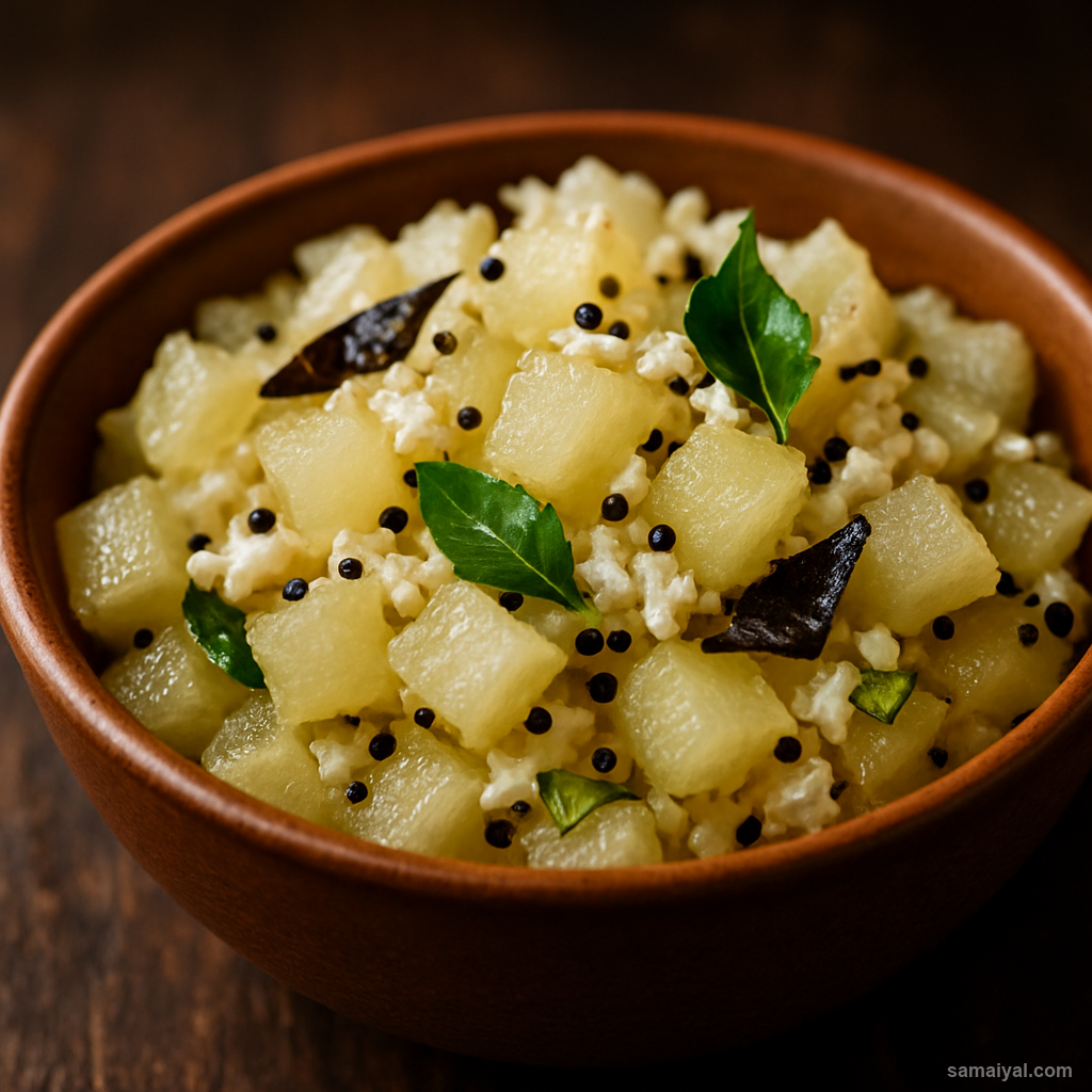 Ash Gourd Poriyal