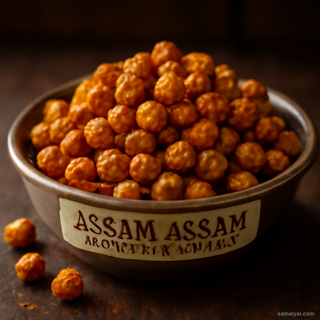 Assam Fried Chickpea Snack