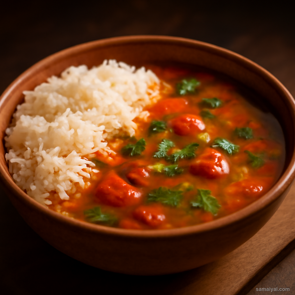 Banarasi Dal Chawal Tamatar Rassedar