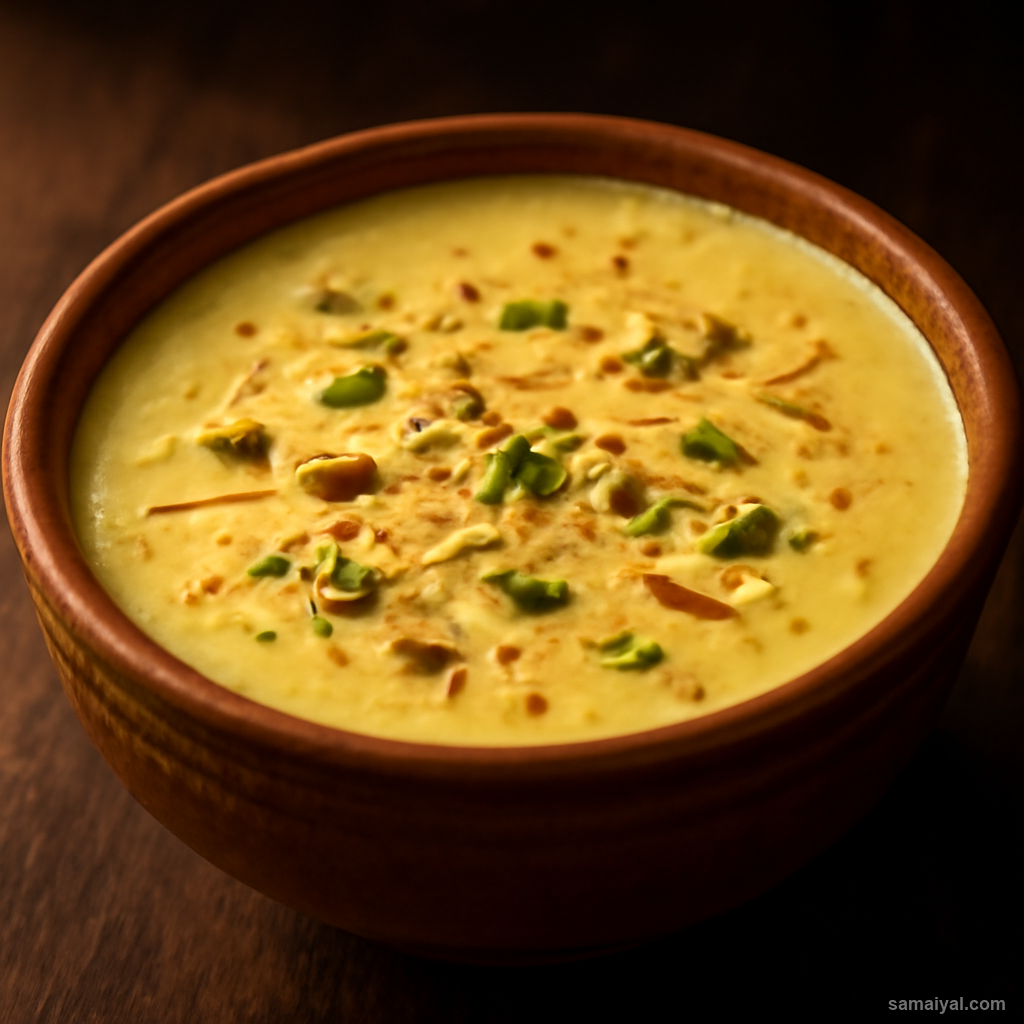 Basundi Reduced Milk Dessert