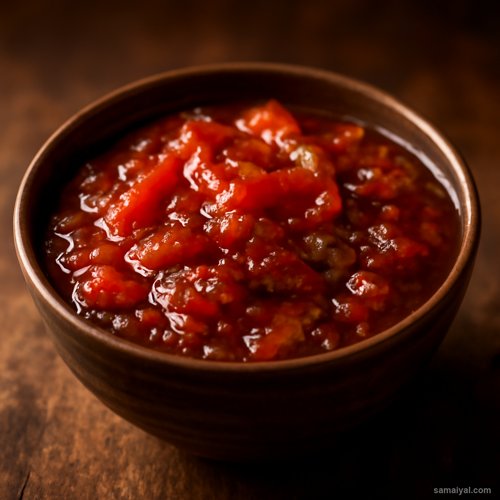 Bengali Tomato Chutney Sweet Sour
