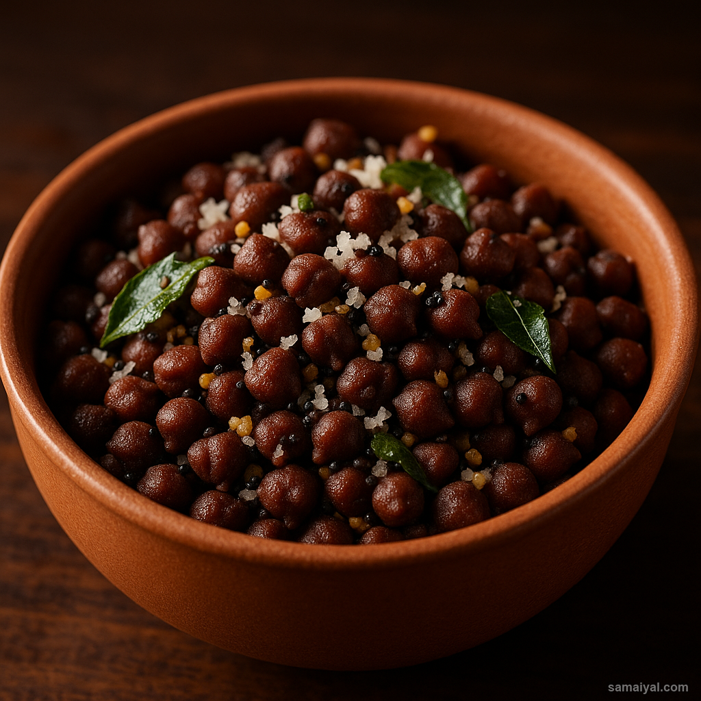 Black Chickpea Sundal