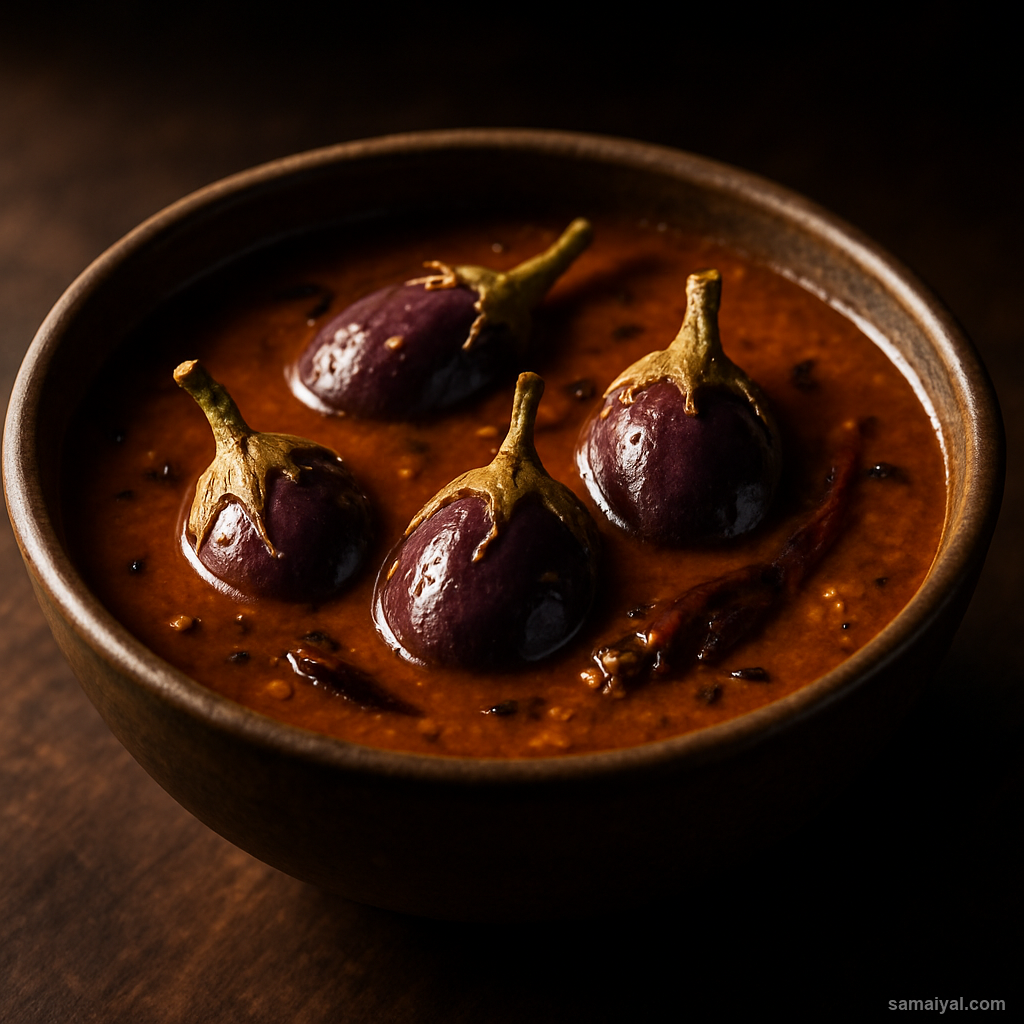 Brinjal Puli Kuzhambu