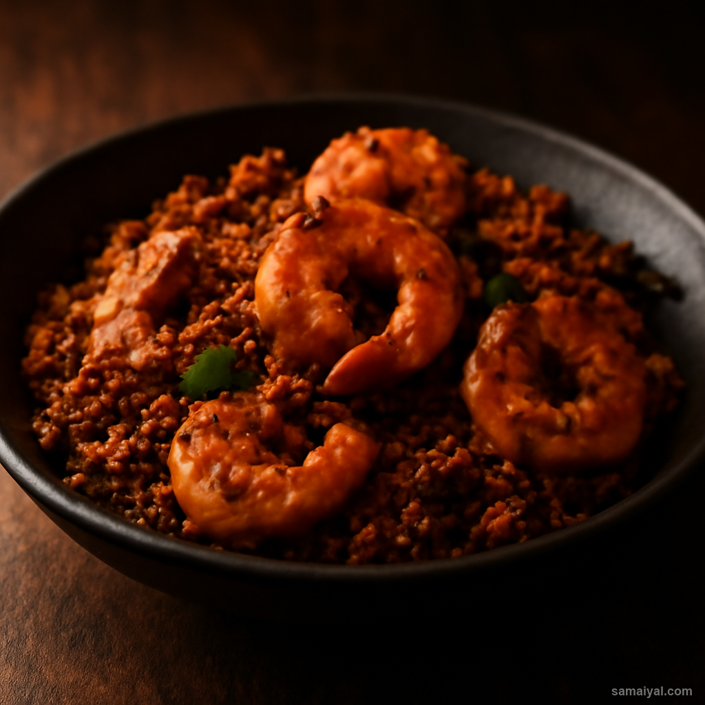Chettinad Prawn Masala