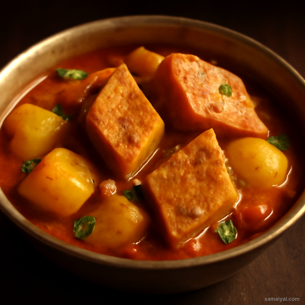 Dhokar Dalna Bengali Lentil Cake Curry
