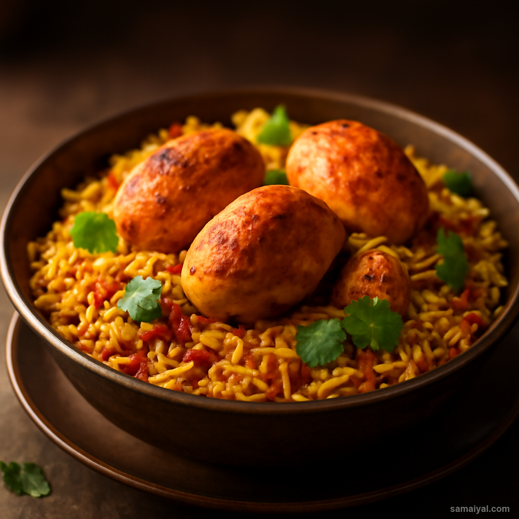 Egg Biryani Andhra Style