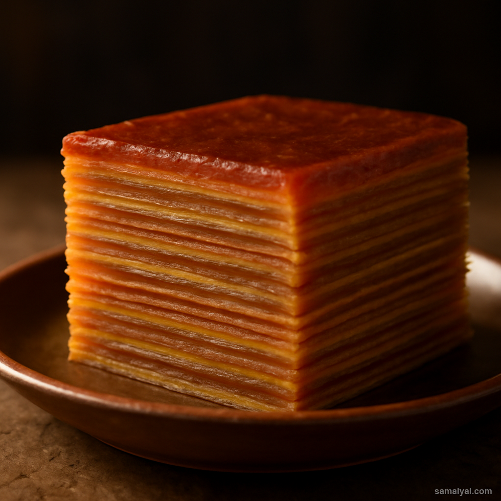 Goan Bebinca Layered Coconut Cake