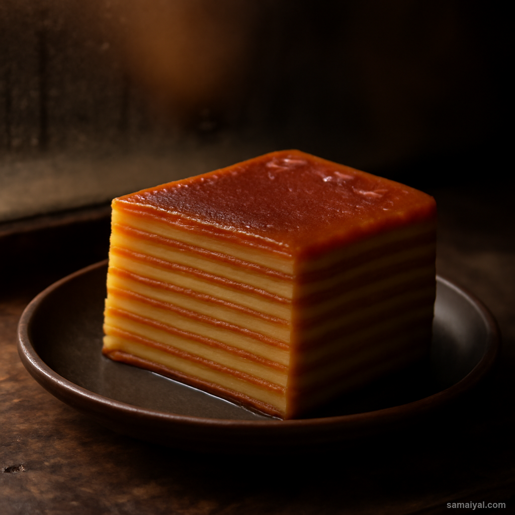 Goan Bebinca Layered Coconut Egg Pudding Classic Seven Layer