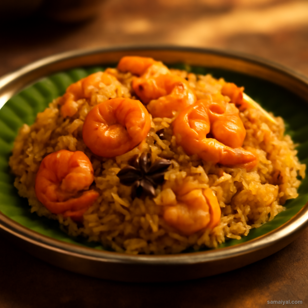 Goan Prawn Pulao Coconut Rice Goan Style Seafood
