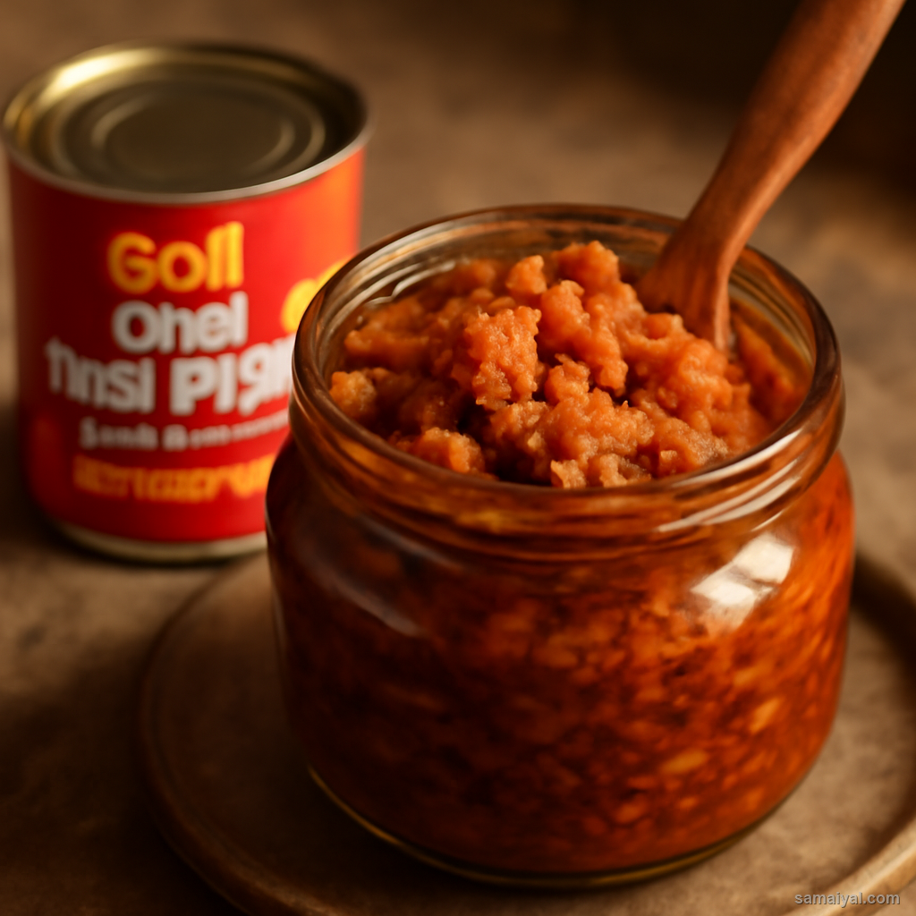 Goan Goan Tuna Pickle Canned Masala Quick Spicy Condiment