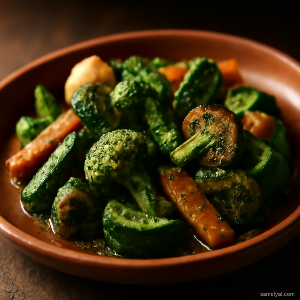 Goan Vegetable Cafreal Green Masala