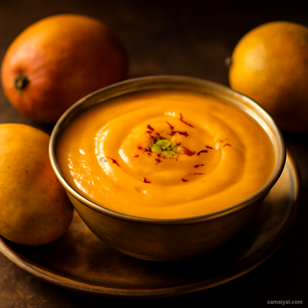 Gujarat Aamras Mango Pulp Seasonal Summer Gujarat Festival