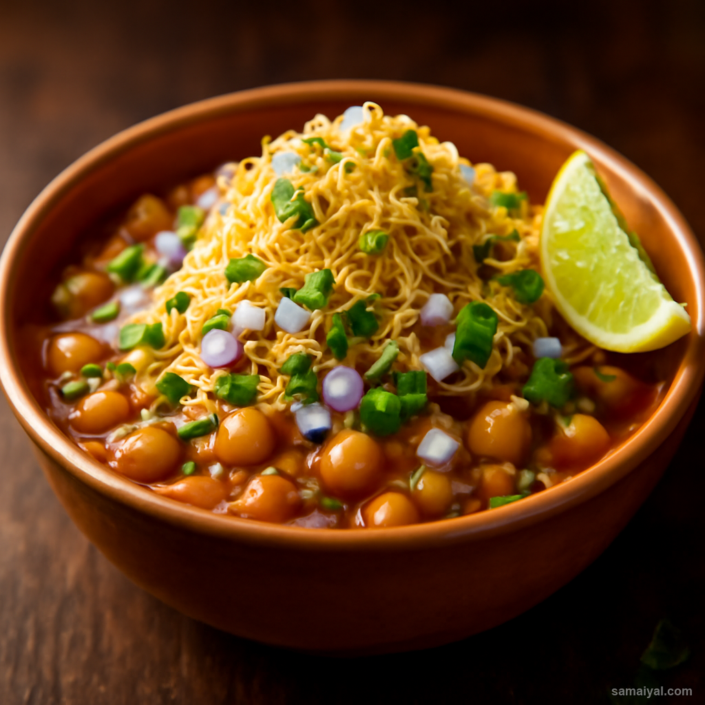 Gujarat Sev Usal Street Peas Sev Ahmedabad