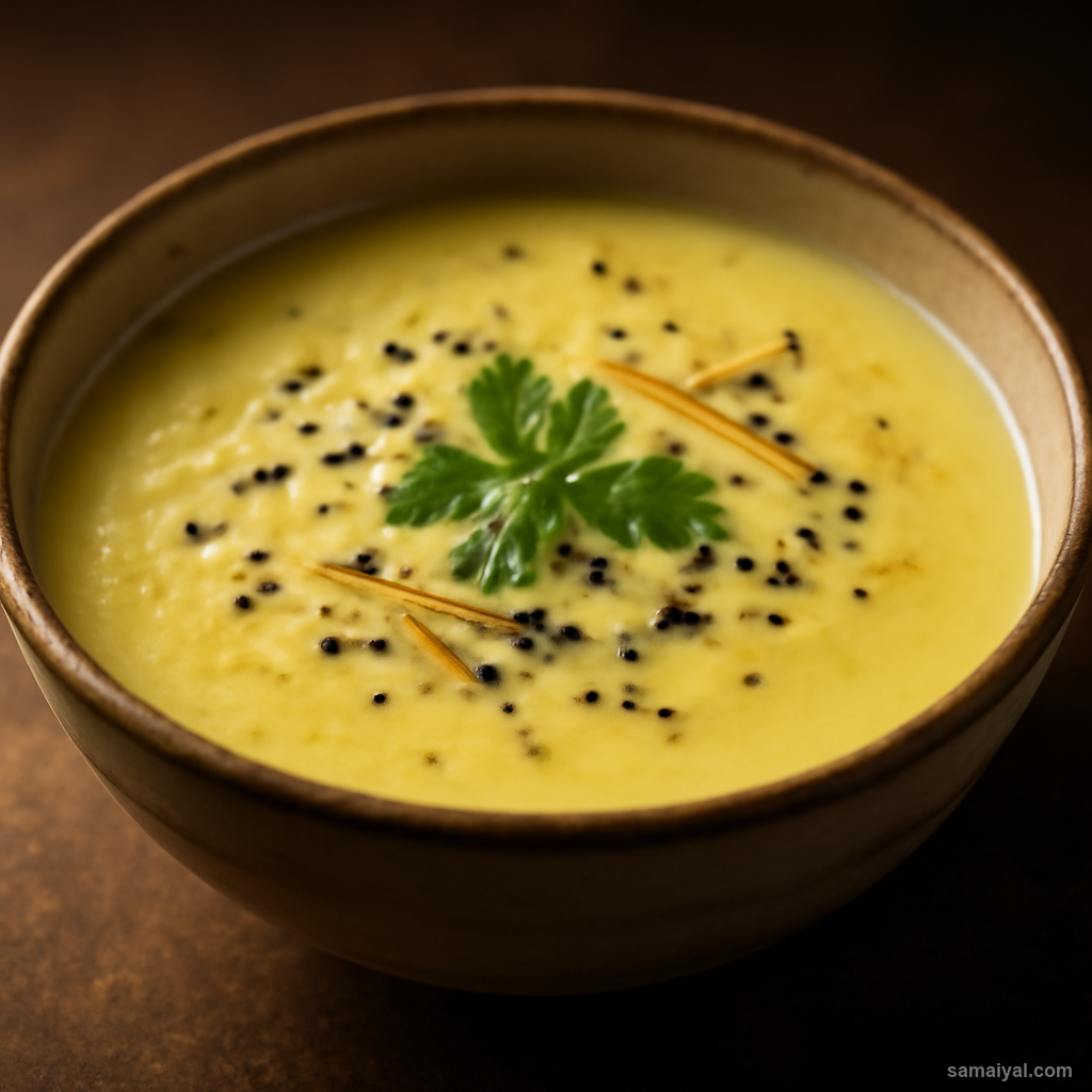 Gujarati Kadhi Yogurt Soup