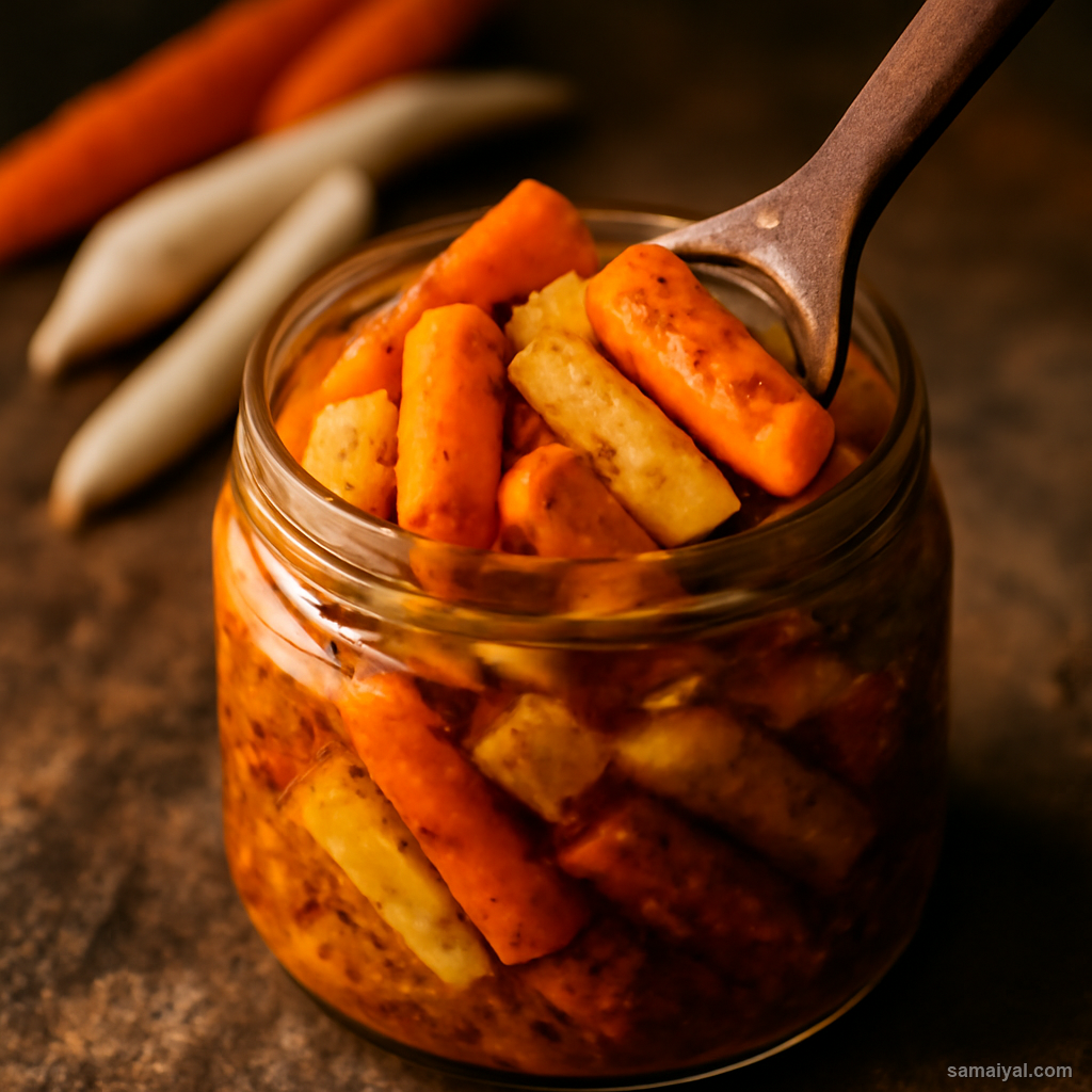 Haryana Gajar Mooli Ka Achar Carrot Radish Winter Pickle
