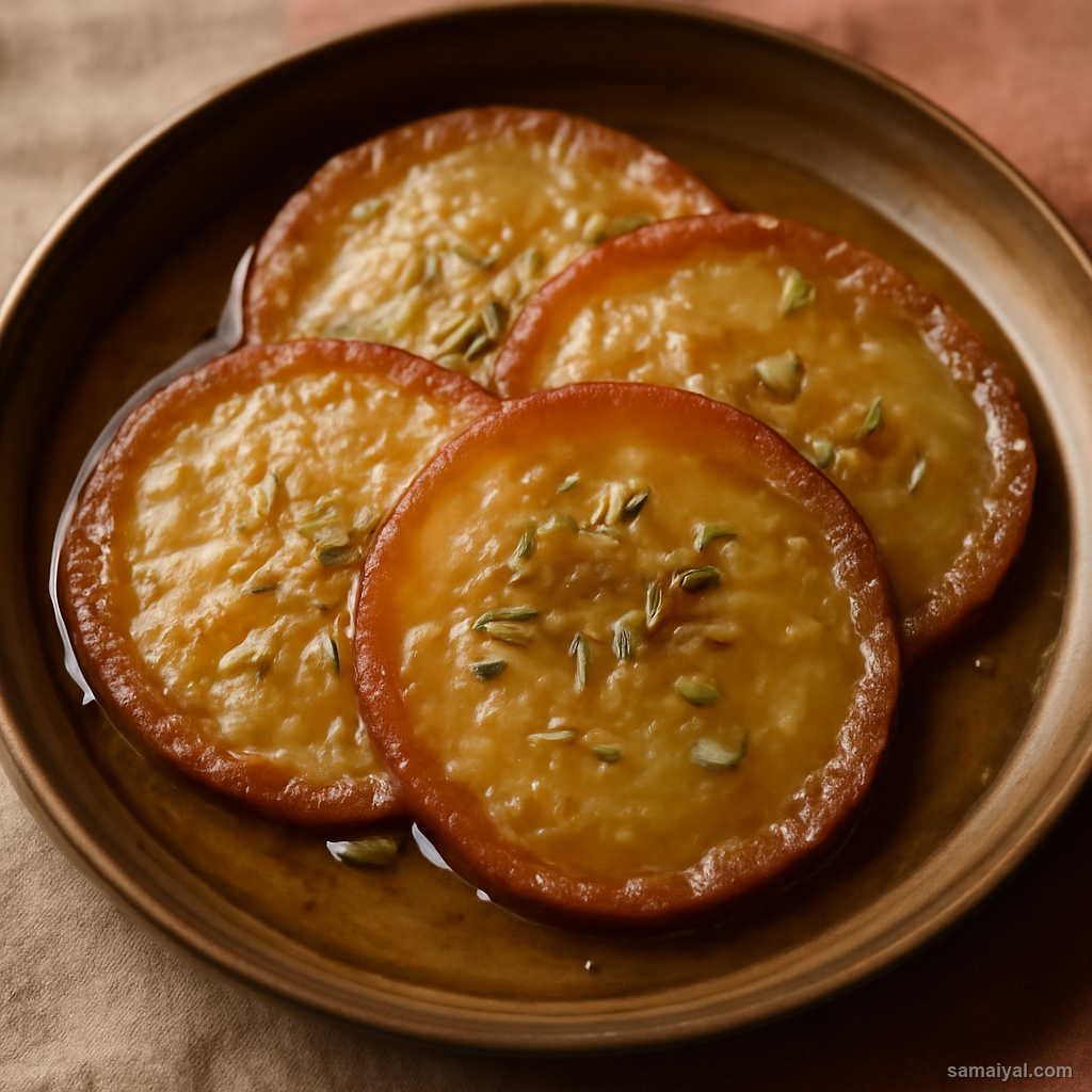 Haryanvi Malpua Sweet Fried Wheat Pancake Festival