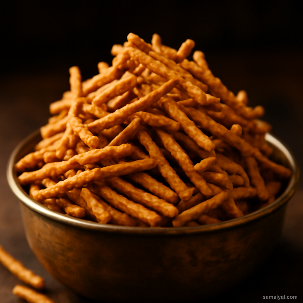 Haryanvi Methre Crunch Fried Spiced Wheat Sticks Snack