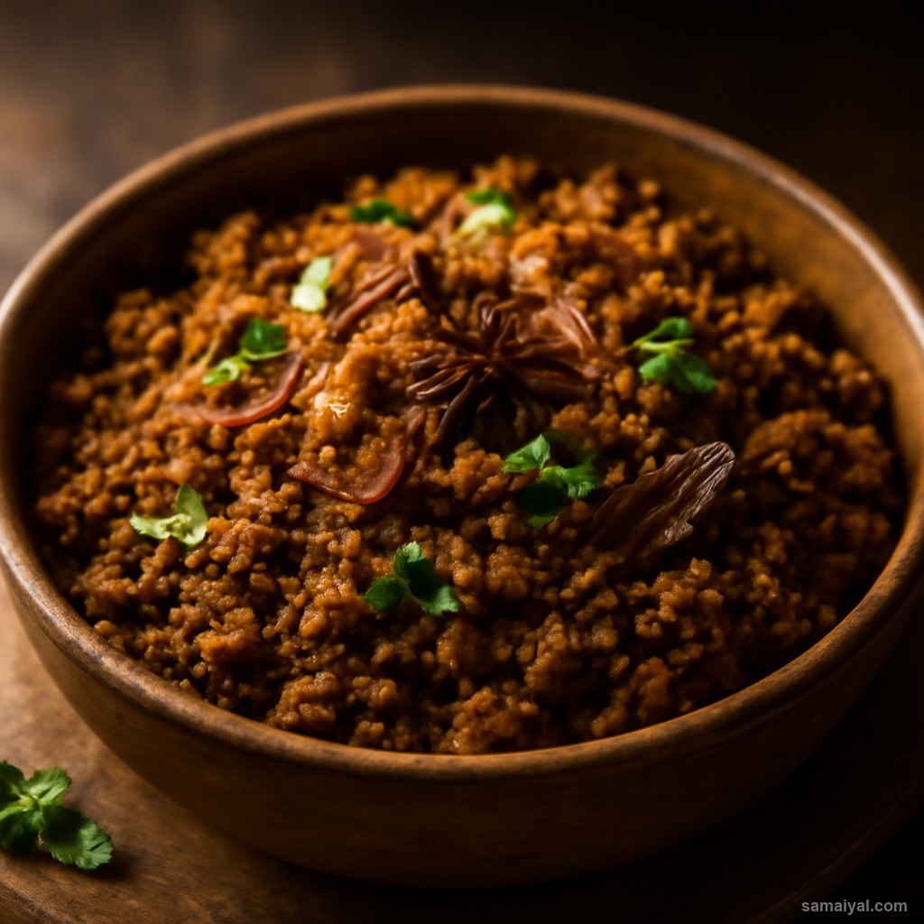 Hyderabadi Dum Ka Keema Slow Cooked Minced Lamb