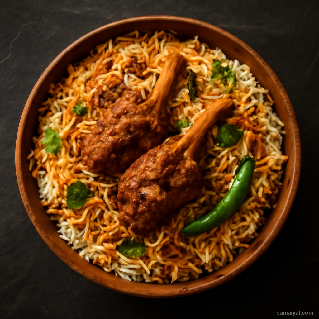Hyderabadi Mutton Biryani Dum Style