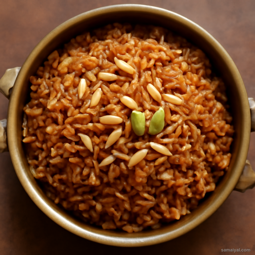 Jammu Gur Ke Chawal Jaggery Sweet Rice Dogra Festival Prasad