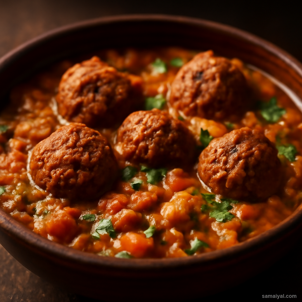 Jharkhand Badi Sabzi Dried Lentil Dumpling Curry