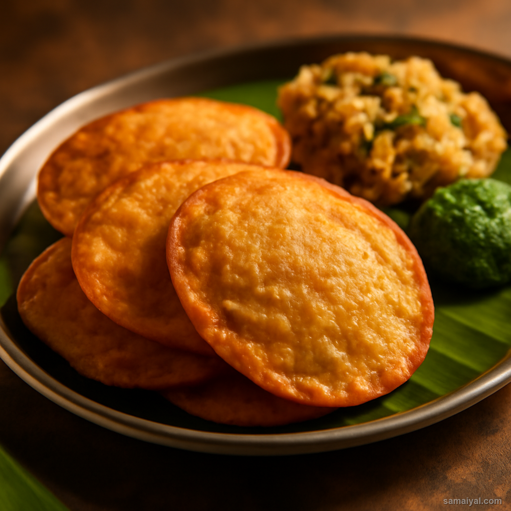 Jharkhand Dhuska Crispy Fried Rice Lentil Pancake Street