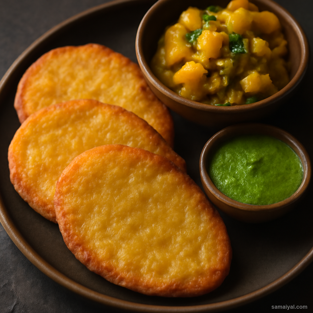 Jharkhand Dhuska Fried Rice Lentil Pancake