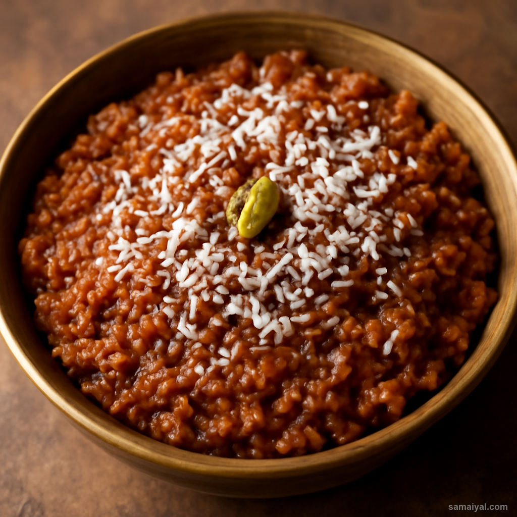 Jharkhand Mitha Khichdi Sweet Red Rice Jaggery Coconut Tribal
