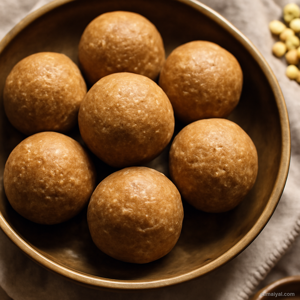 Jharkhand Sattu Ladoo Roasted Gram Jaggery Portable Energy Ball