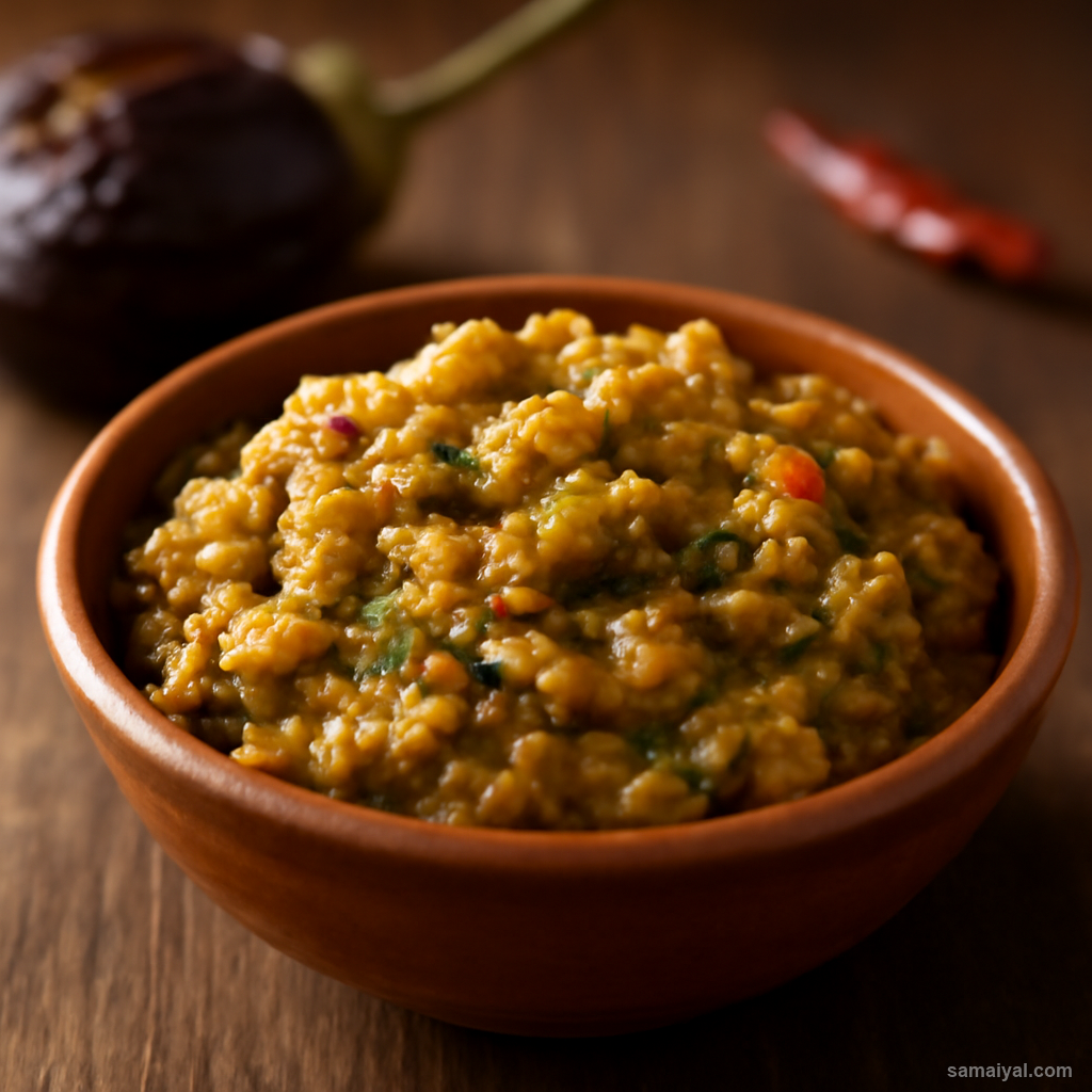 Kalchina Vankaya Pachadi