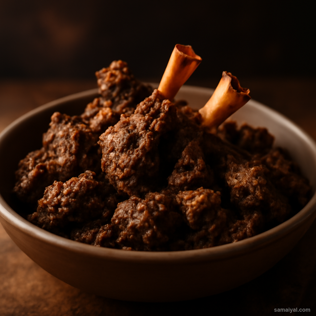 Kasha Mangsho Dry Mutton Bengali Celebration