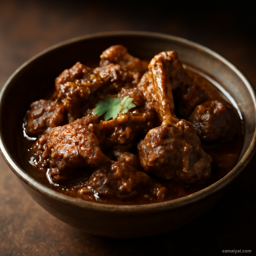 Kosha Mangsho Durga Puja Bengali Mutton