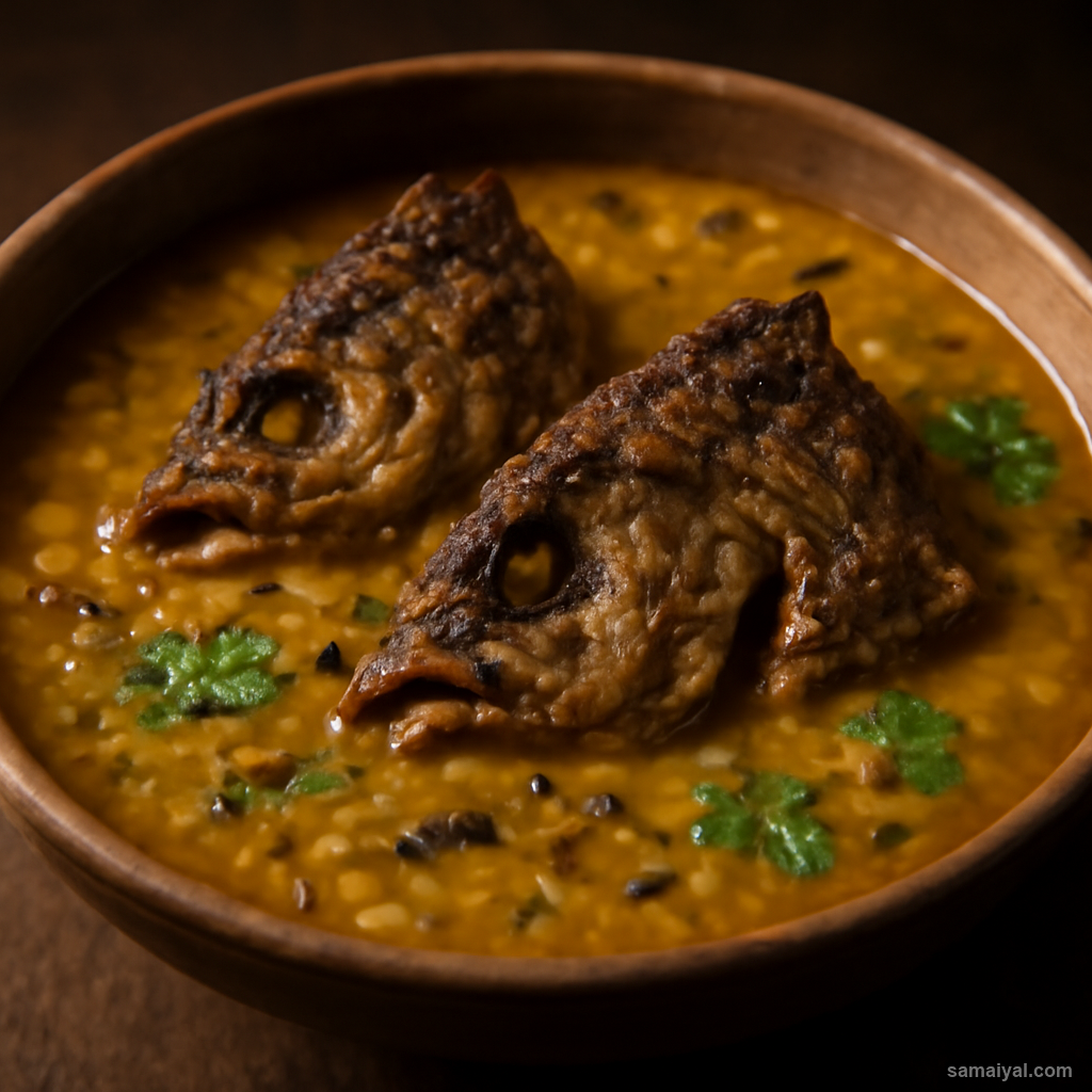 Machher Matha Diye Dal Fish Head Lentil Bengali