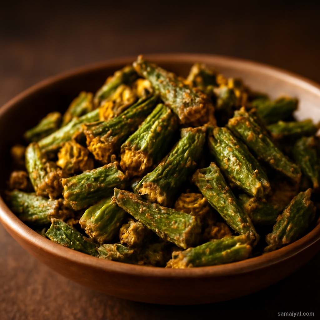 Madhya Pradesh Bhindi Masala Okra Spiced Dry Sabzi Indore
