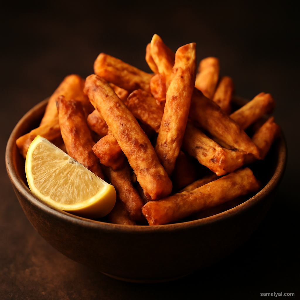 Madhya Pradesh Garadu Deep Fried Yam Indore Winter Snack