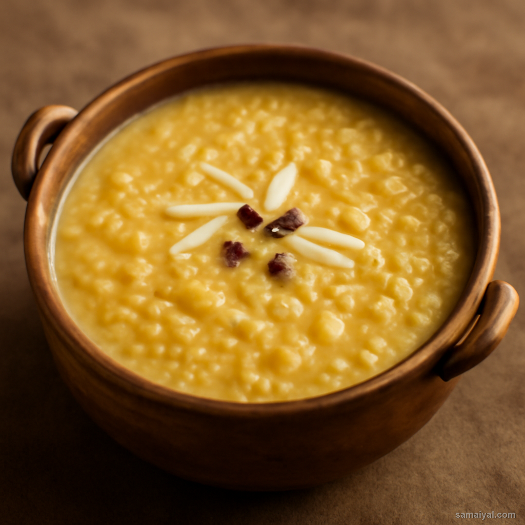 Madhya Pradesh Kheer Moong Dal Sweet Lentil Milk Pudding