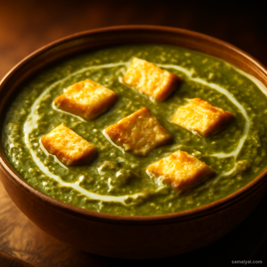 Madhya Pradesh Palak Paneer Saag Bhopal Style Creamy