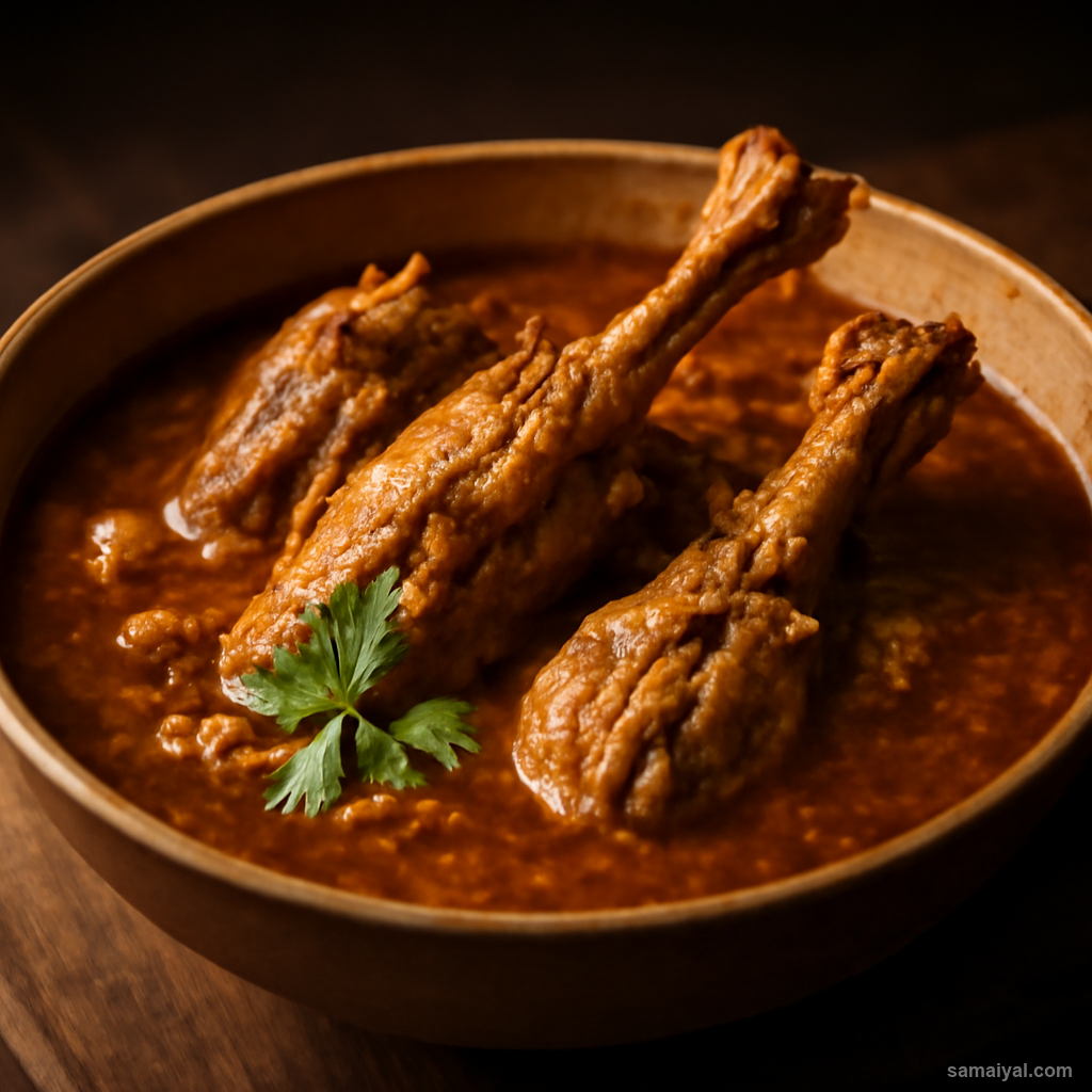 Maharashtra Gavran Kombdi Rassa Village Chicken