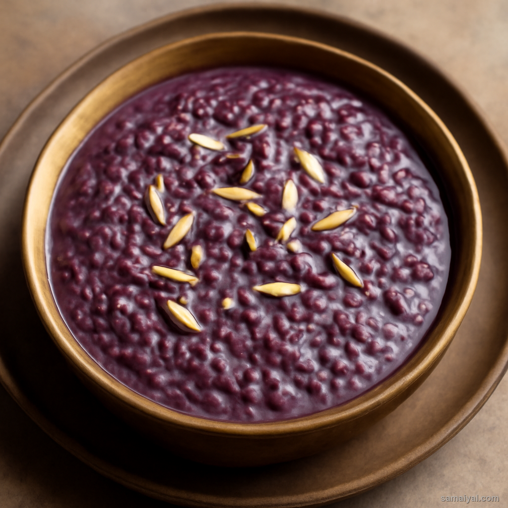 Manipur Chak Hao Kheer Black Aromatic Rice Pudding Manipuri