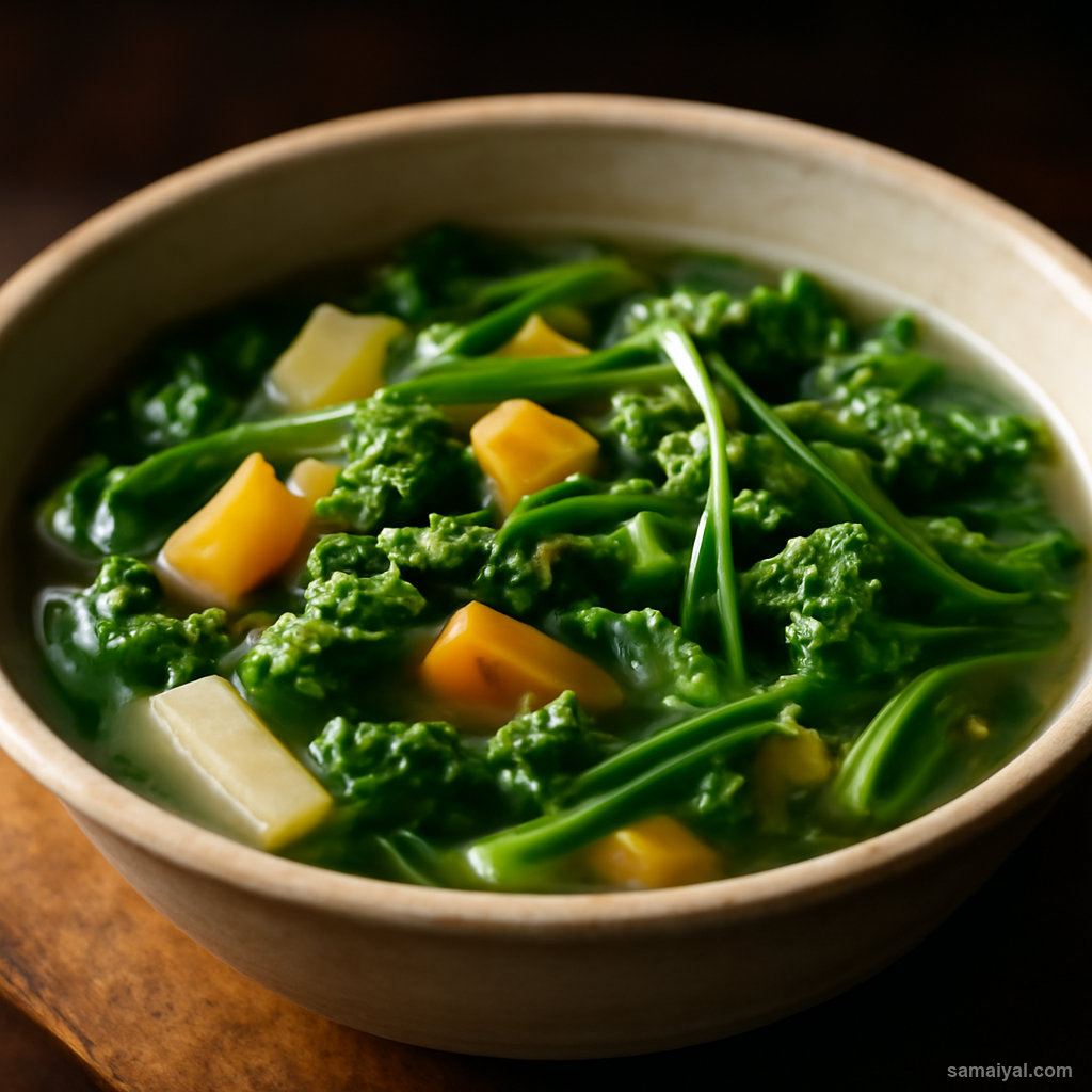 Manipur Chamthong Vegetable Stew Watercress