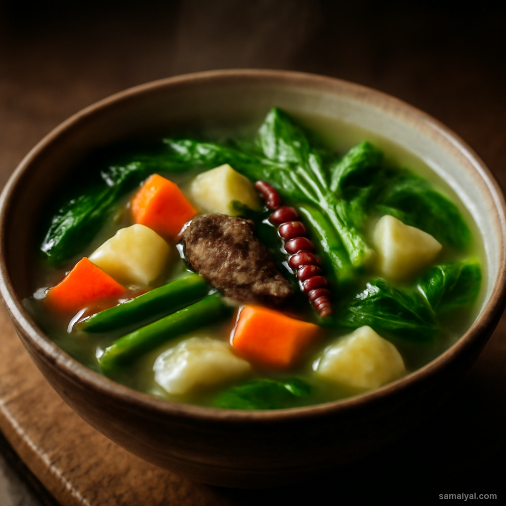 Manipur Kangshoi Vegetable Soup Boiled Simple