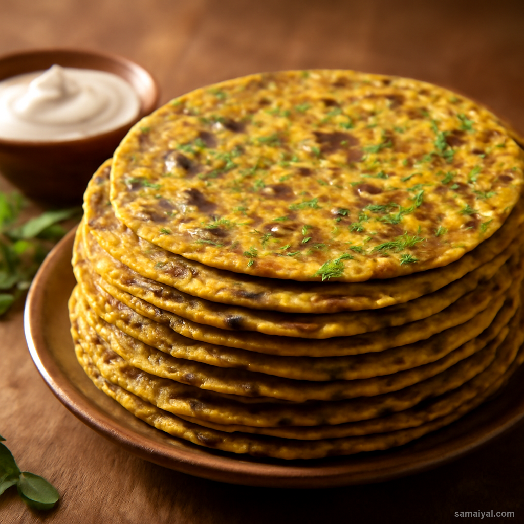 Methi Thepla Fenugreek Flatbread