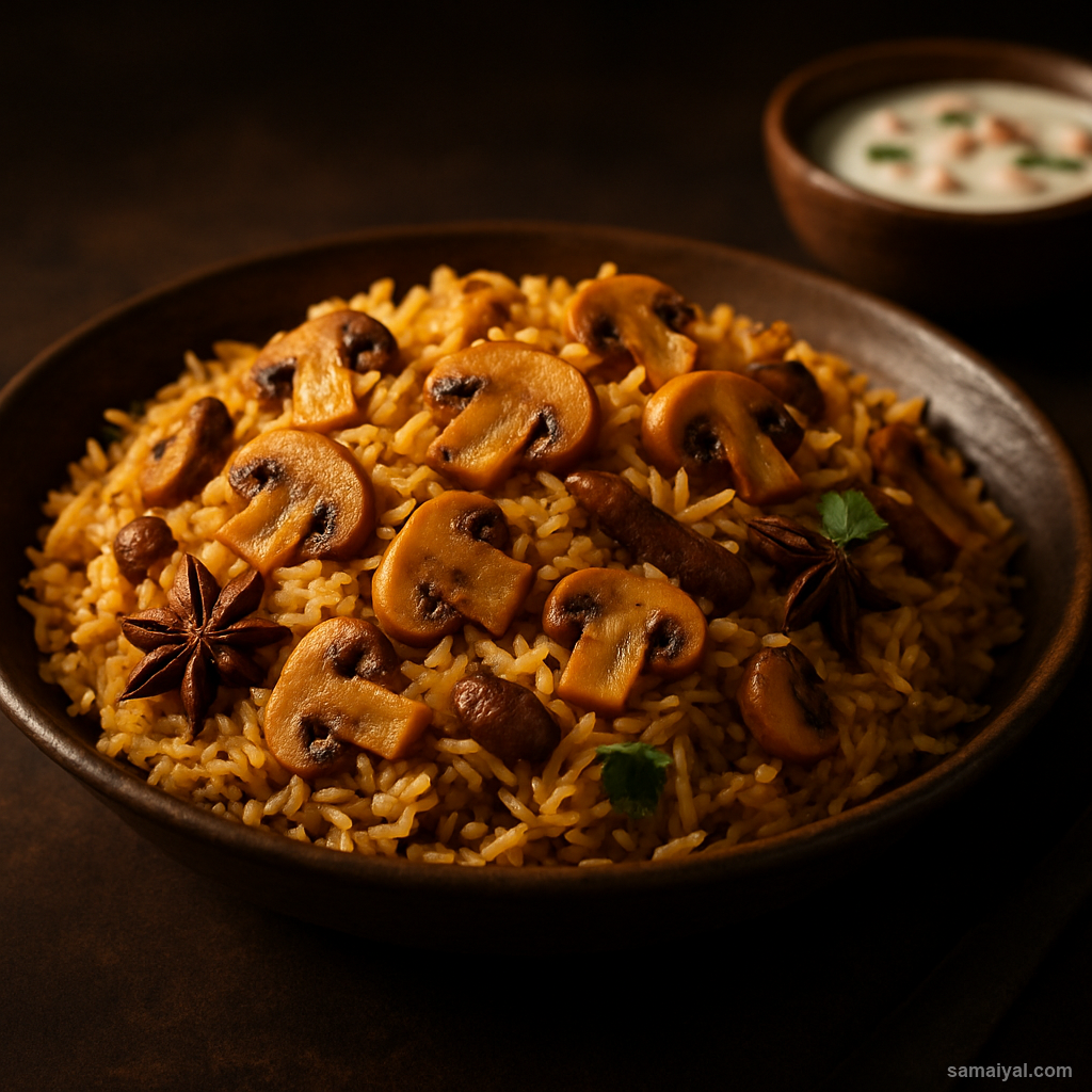 Mushroom Biryani
