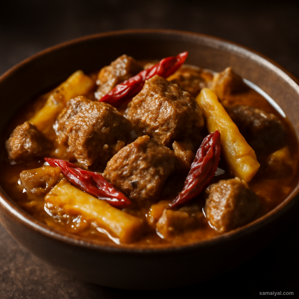Nagaland Fermented Bamboo Shoot Beef Curry Naga
