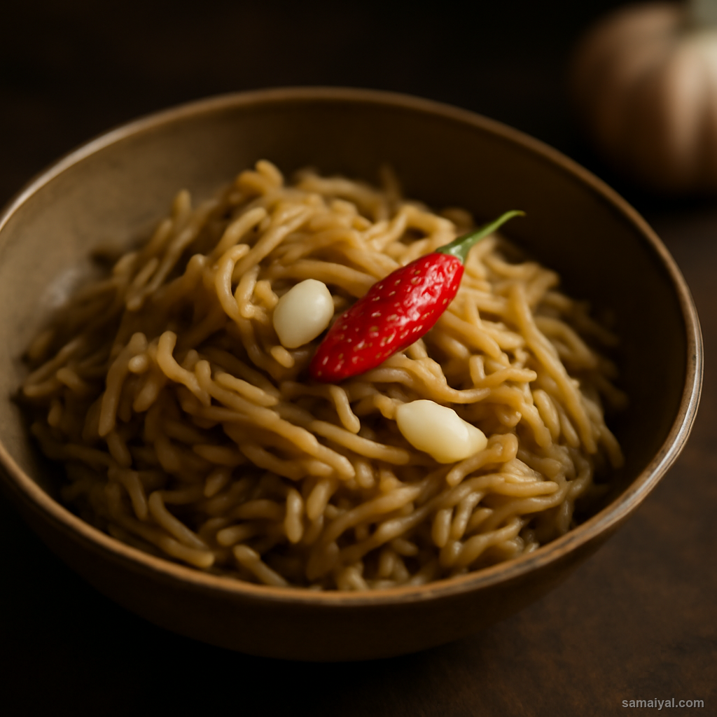 Nagaland Naga Banana Flower Minimal Garlic Preparation