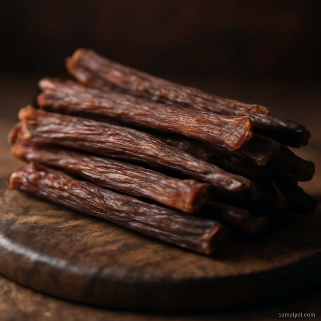 Nagaland Naga Dog Dried Meat Preserved Traditional Ceremonial