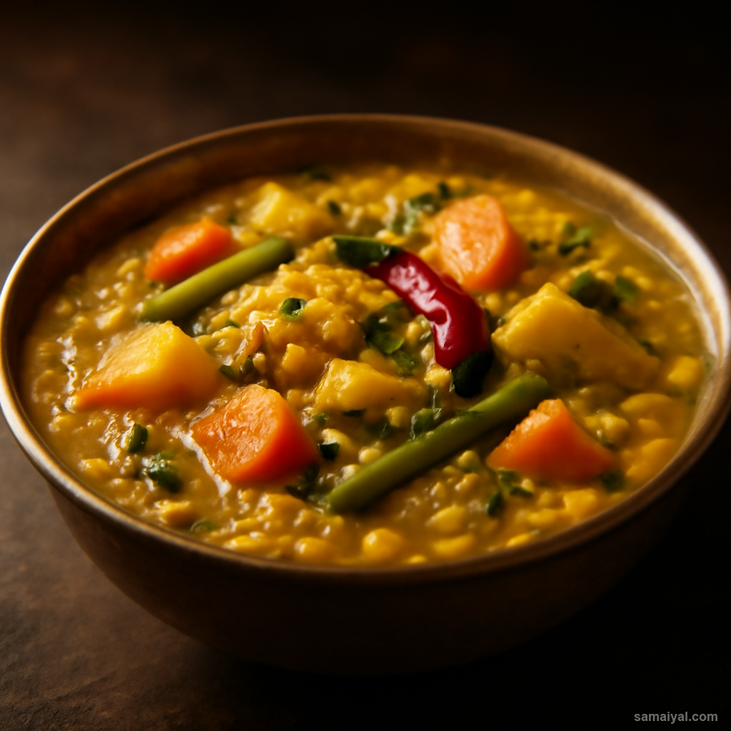 Odisha Dalma Festival Lentil Mixed Vegetable Panchami Style