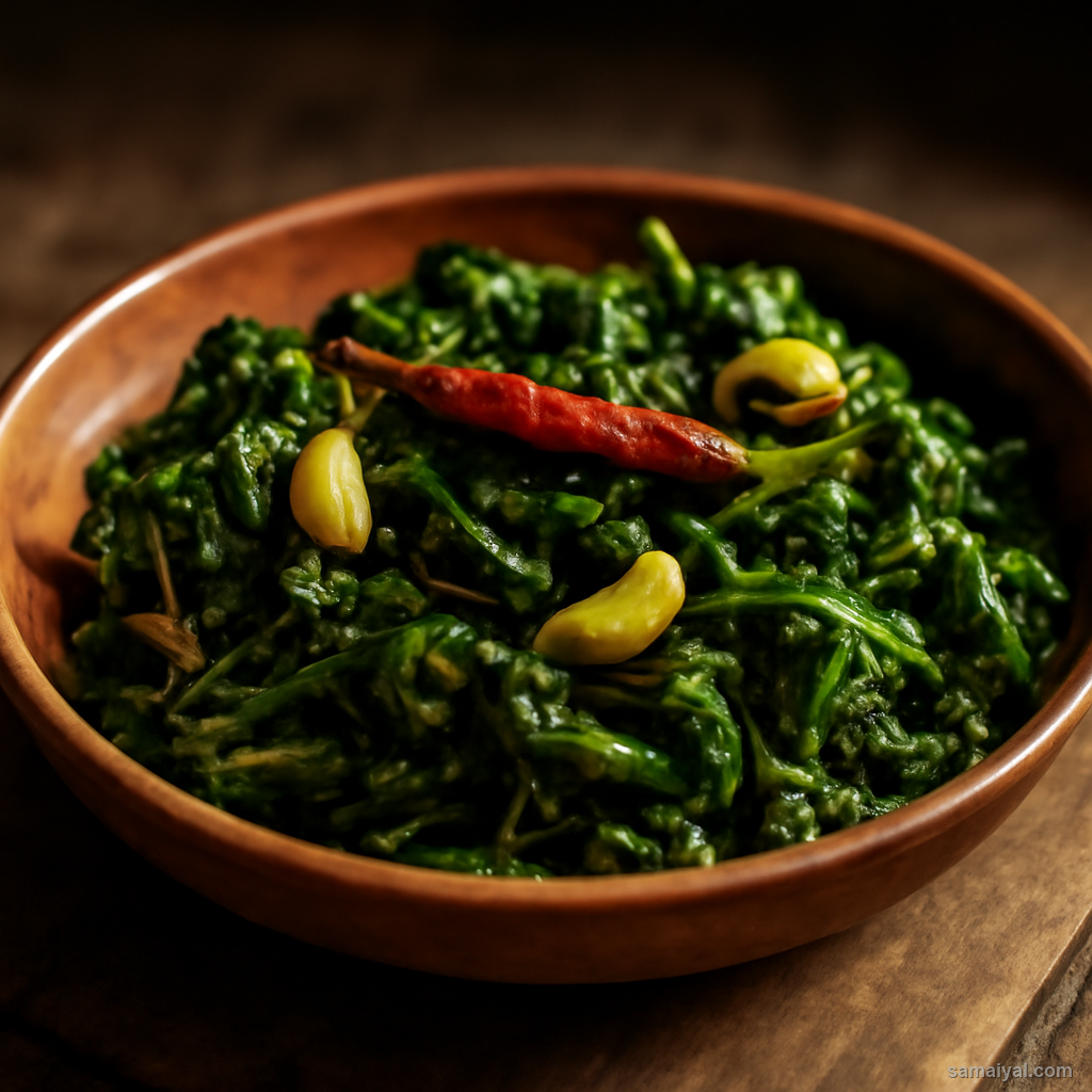 Odisha Saga Bhaja Fried Leafy Greens