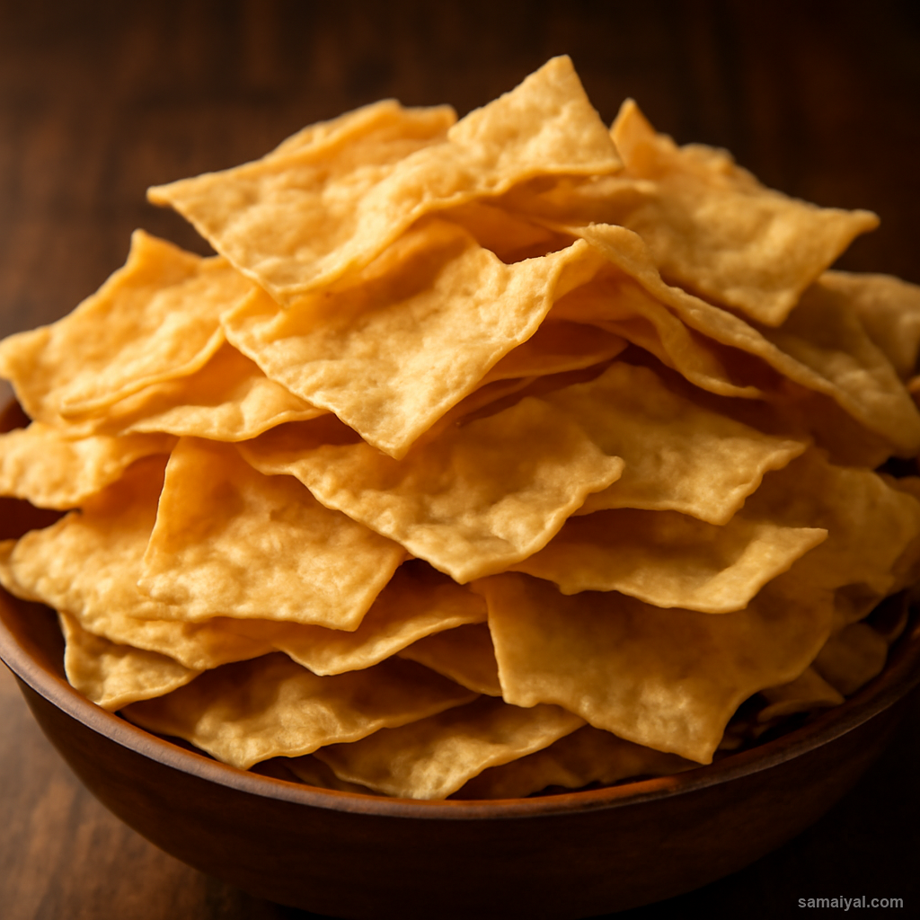 Papdi Gathiya Crispy Flat Gram Flour Snack